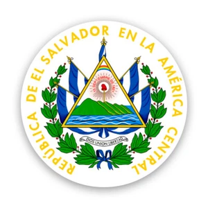 Salvadoran Coat of Arms Sticker Decal - Weatherproof - el salvador flag slv coa - Foto 1 di 4