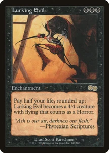 1x Lurking Evil - LP - Urza's Saga - SPARROW MAGIC mtg - Picture 1 of 1