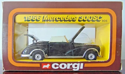 1983 Corgi 50's Classics 805 Cars Of The 1950s Mercedes Benz Jaguar Window Box - Image 1 of 3