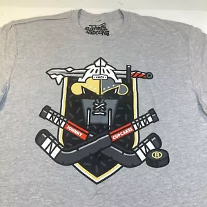 Johnny Cupcakes Exclusive LAS VEGAS GOLDEN KNIGHTS VGK NHL HOCKEY T SHIRT Sz L - Picture 1 of 5