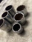 SK Tools, 12 Point socket lot, 6 pieces, FREE SHIPPING