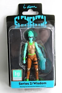 Modellino I Am Elemental Ig Ingenuity Female Series 2 Wisdom Warriors * NUOVO - Foto 1 di 9