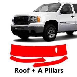 Roof+A Pillars PreCut Paint Protection Film For GMC SIERRA DENALI 2007-2013 - Picture 1 of 6