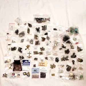 Jewelry Making Supply and Beads Mix Lot 2.2 Lbs - Picture 1 of 10