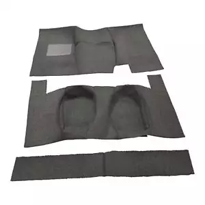 Studebaker Power Hawk Carpet Kit 1956-56 2Dr Coupe Black Grey Tan Plush Cutpile - Picture 1 of 53