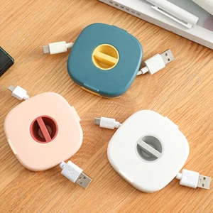 Datenkabel-Aufbewahrungsbox Ladekabel-Sortierbox Tragbares Mini⊙ / - Photo 1/21