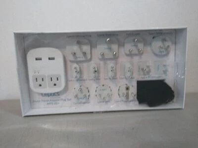 Ceptics World-Way 13 Travel Adapter Kit - 2 USB + 2 USA Outlets (WPS-2B+) - Image 1 of 4