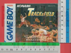 NINTENDO GAME BOY, TRACK & FIELD (SOLO IL MANUALE DI ISTRUZIONI) - Picture 1 of 5