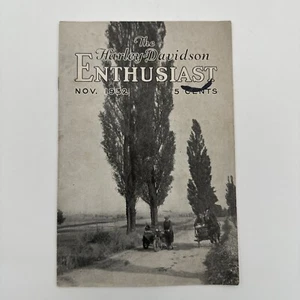 The Harley Davidson Enthusiast Magazine Novembre 1932 - Originale - Foto 1 di 10