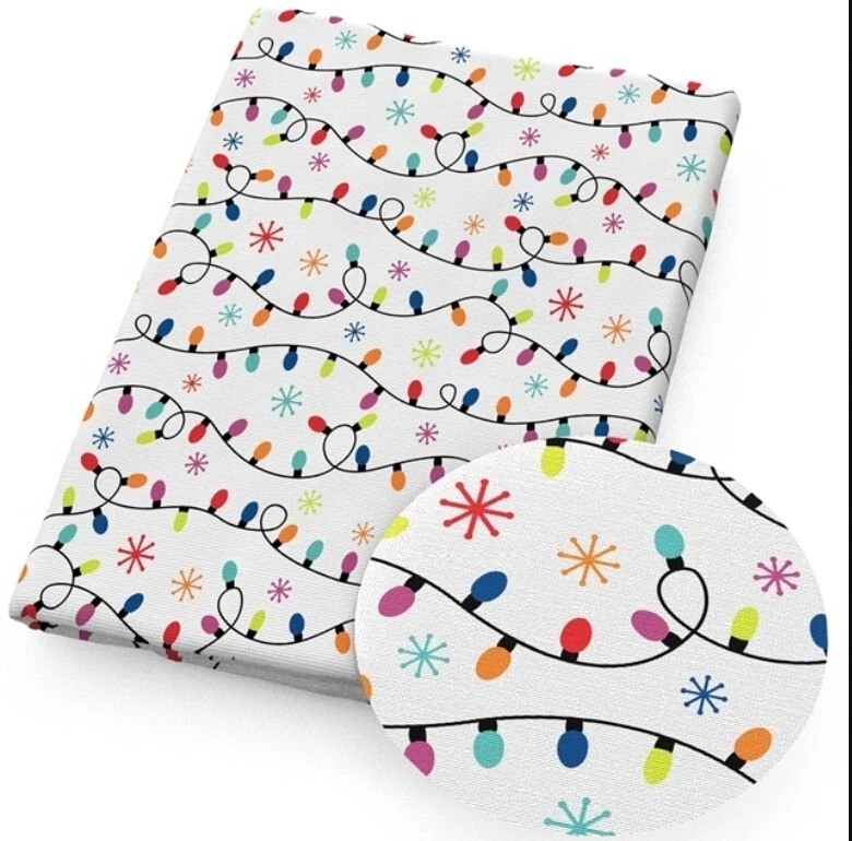 HOJA DE CUERO SINTÉTICO NAVIDAD 8x12" 1235102 Luces Copo de Nieve TEXTURA SUAVE Foto 1 de 1