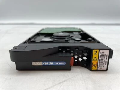 EMC 450GB SAS 15K 3.5" HDD w/Caddy, 005048957, 118032655 - Image 1 of 4
