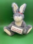 Easter Boyds Razz Bearies Bunny Rabbit Plush Little Gray Hair Never Hurt Anyone