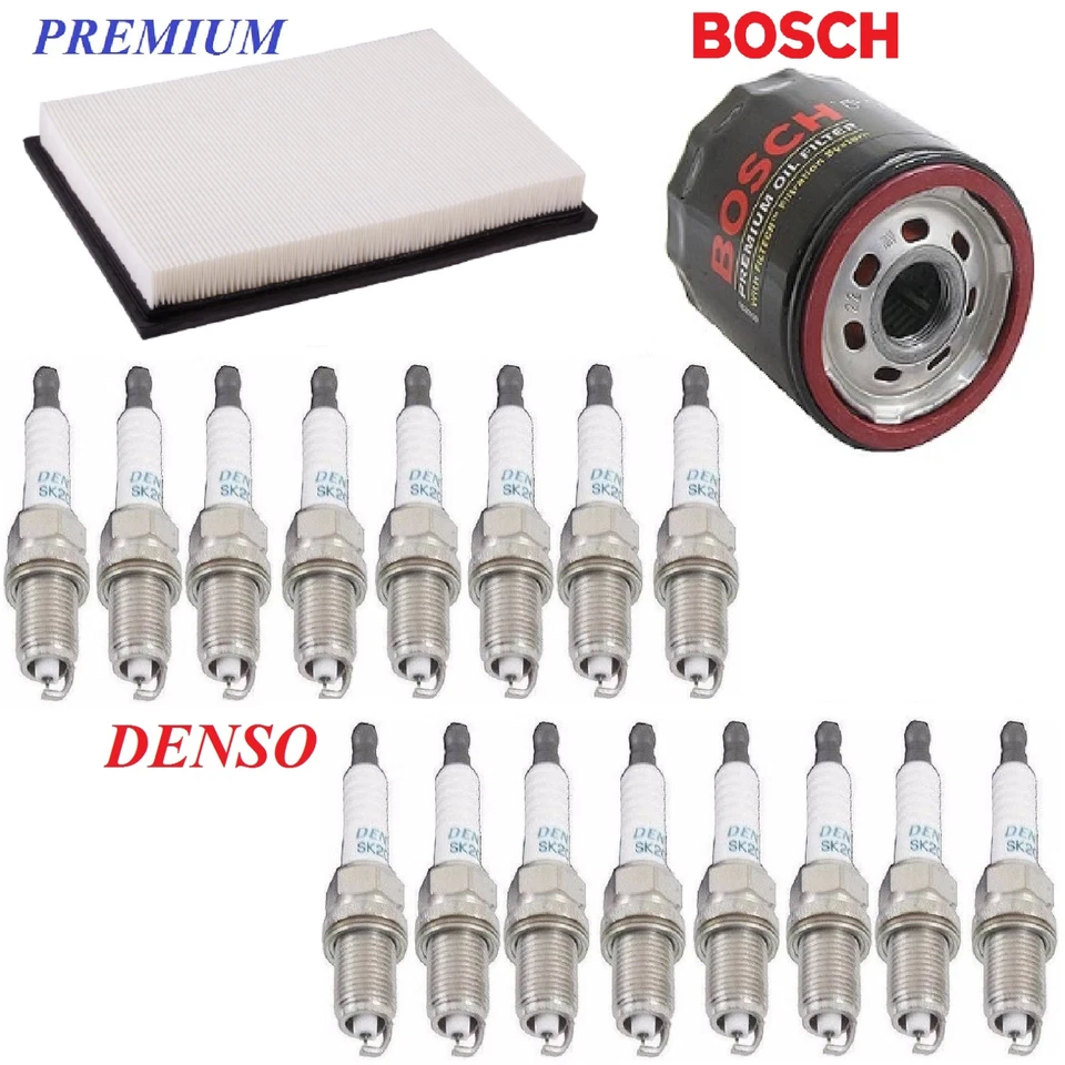 Kit de puesta a punto filtros de aceite de aire bujías para Jeep Commander V8; 5,7 L 2008-2010 Foto 1 de 1