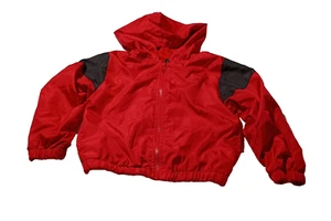 Body Glove Red & Black Hooded Wind Breaker Size 5 - Picture 1 of 8