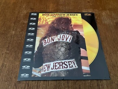 BON JOVI New Jersey The Videos LASER DISC CD VIDEO 1988 RARE - Image 1 of 2