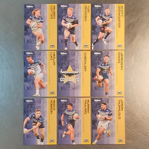 2025 NRL Traders Common Team Set 9 Cards **North Queensland Cowboys** - Picture 1 of 2