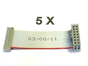 Flachbandkabel 3M, 14pol. 66mm,1x PCB St.,1xPfostenverb. RM2,54,Serie1M, 5 Stück - Bild 1 von 6