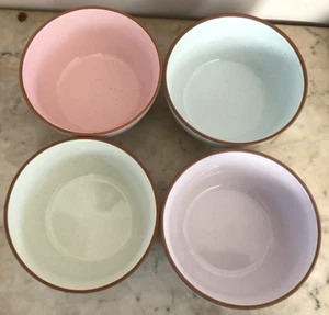 Juego de 4 cuencos de cereales Mora Ceramics multicolores moteados - Imagen 1 de 11