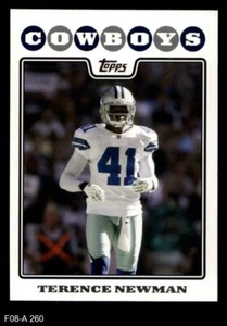 2008 Topps #260 Terence Newman Cowboys Kansas St 8 - NM/MT - Picture 1 of 2