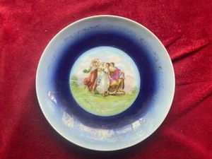 signed ANTIQUE VICTORIA AUSTRIA CARLSBAD PORCELAIN SIGNED KAUFFMANN plate - Picture 1 of 7