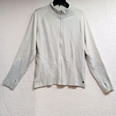Suéter Royal Robbins Mezcla de Lana Merino Para Mujer’s XL Ajuste Cremallera Completa Agujero para el Pulgar Foto 1 de 4
