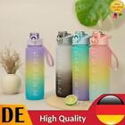 1000ML Gym Fitness Bottle Drinkware Cold Water Bottle for Camping Hiking Running