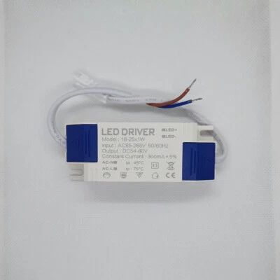 1pc AC LED Driver +Shell 18~24x1W 300mA Power Supply Lamp Light Bulb 18W 20W 24W - Image 1 of 4