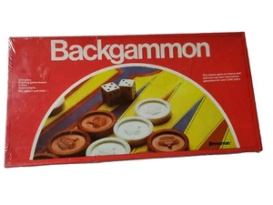 VTG 1979 BACKGAMMEN Board Game by Pressman, 2 Players Ages 7+, Sealed New - Picture 1 of 3
