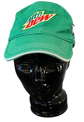 Gorra Mountain Dew Maverik con tirantes verde roja bordada adulto informal ajuste Foto 1 de 4