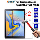 For Samsung Galaxy Tab A 10.5 Glass Screen Protector Guard Cover T590 T595 2PCS