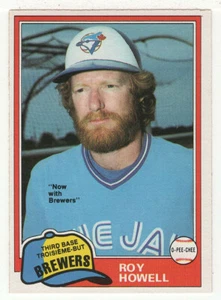 Roy Howell - Milwaukee Brewers - 1981 O-Pee-Chee Baseball Card # 40 NM - Picture 1 of 1