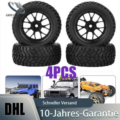 12mm RC Racing Gummiräder für 1/10 Axial RC Rennwagen LKW Auto Off-Road Buggy - Bild 1 von 4