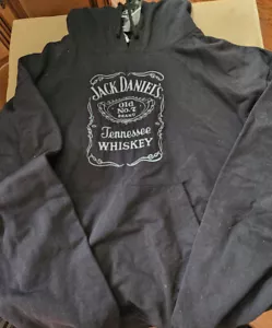 Jack Daniels Logo Embroidered Hoodie Sweat Shirt - Picture 1 of 1