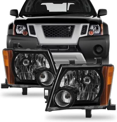 Headlight Set For 2009-2015 Nissan Xterra Halogen Driver & Passenger Side 05-15 - Image 1 of 4