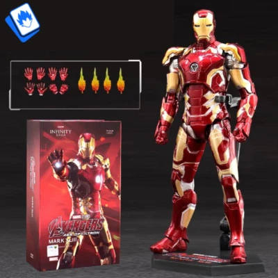 Action Figure Marvel Iron Man Mark XLIII 15cm STATUA DA COLLEZIONE Supereroi - Immagine 1 di 4