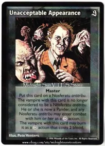 Unacceptable Appearance The Sabbat V:TES VTES Vampire CCG - Picture 1 of 1