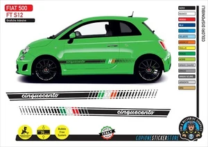 Klebebänder Seitentüren passend für Fiat 500 Abarth 595 695 Italia S12 - Bild 1 von 1