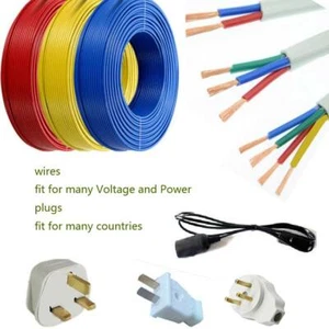 Home Electric Wiring 1.5 2 4 6 10 mm² Bulb Wires High Power Line Copper Wires - Picture 1 of 50