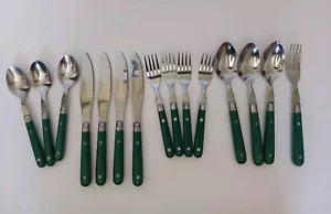 WF Martedì Grasso Posate Cacciatore Verde 15 Pezzi - Foto 1 di 9