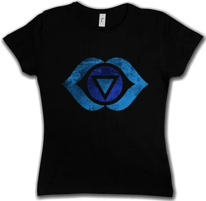 CHAKRA AJNYA DAMEN T-SHIRT Mystic Esoterik Energie Körper Seele Yoga Astral - Bild 1 von 1