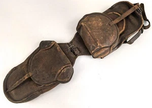 1. Weltkrieg, Packtasche für Artillerie ?, Hersteller und 1916 gestempelt. Unger - Picture 1 of 12