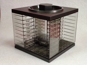 PORTACASSETTE CASSETTE MUSICASSETTE STEREO 7 VINTAGE GIRANDOLA MC STEREO HIFI 🔺 - Foto 1 di 9