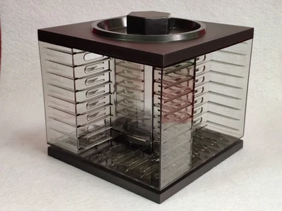 PORTACASSETTE CASSETTE MUSICASSETTE STEREO 7 VINTAGE GIRANDOLA MC STEREO HIFI 🔺 - Image 1 of 4