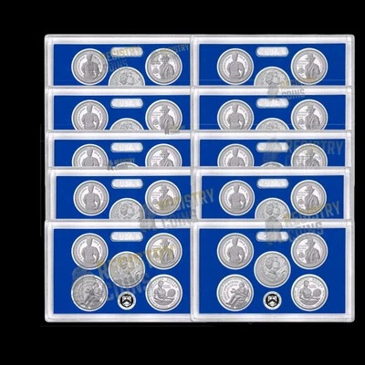 Lot 10x 2025 S Proof Clad American Women Quarters 5 coin Set With Box  and COA % - Image 1 of 4
