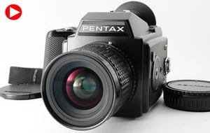 [Opt NEUWERTIG] PENTAX 645 Kamera + ein 45 mm F/2.8 Objektiv 120 220 Film Rückseite aus Japan - Bild 1 von 15