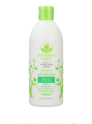 Nature's Gate Shampoo Jasmine & Kombucha For Shine Enhancing 18 Oz. - Image 1 of 3
