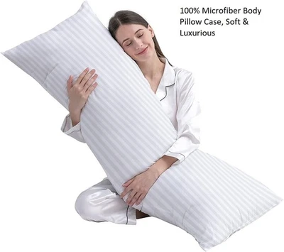 Funda de almohada corporal impermeable microfibra paquete individual funda de almohada corporal 20X54 pulgadas Foto 1 de 4