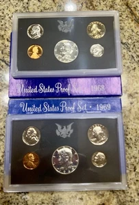 Prueba de Estados Unidos de que 1968 - 1968 con cajas originales 40% Kennedy’s - Imagen 1 de 4