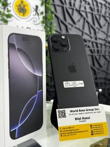 iPhone 16 Pro Max - 256Gb - Black Titanium - Physical SIM - Bild 1 von 2