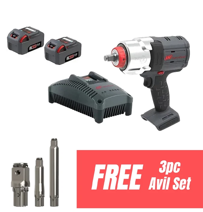 Juego de llaves de impacto inalámbricas Ingersoll-Rand W7153-K22, 20V DXS Xchange 1/2" Dr Foto 1 de 4